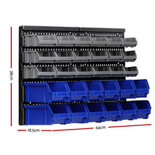 Load image into Gallery viewer, Giantz 30 Bin Wall Mounted Rack Storage Organiser
