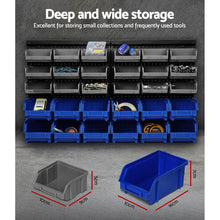 Load image into Gallery viewer, Giantz 30 Bin Wall Mounted Rack Storage Organiser
