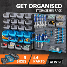 Load image into Gallery viewer, Giantz 44 Bin Wall Mounted Rack Storage Organiser
