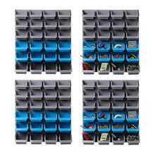 Load image into Gallery viewer, Giantz 96 Storage Bin Rack Wall-Mounted Tool Parts Garage Shelving Organiser
