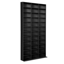 Load image into Gallery viewer, Artiss Adjustable Book Storage Shelf Rack Unit - Black
