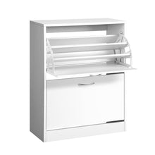 Load image into Gallery viewer, Artiss 2 Door Shoe Cabinet - White
