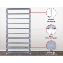 Load image into Gallery viewer, 10 Tier Stackable Shoe Rack
