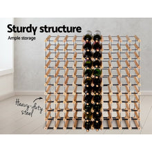 Load image into Gallery viewer, Artiss 110 Bottle Timber Wine Rack
