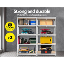 Load image into Gallery viewer, Giants 2x1.8M Warehouse Shelving Rack Racking Garage Metal Storage Shelves
