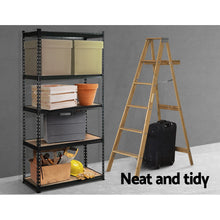 Load image into Gallery viewer, Giantz 1.5M Warehouse Racking Rack Storage Shelf Organiser Industrial Shelving Garage Kitchen Store Shelves Steel
