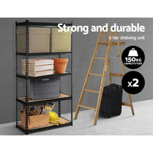 Load image into Gallery viewer, 2x1.5M Warehouse Shelving Racking Storage Garage Steel Metal Shelves Rack
