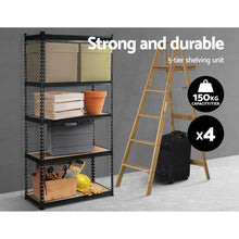 Load image into Gallery viewer, 4x1.5M Warehouse Shelving Racking Storage Garage Steel Metal Shelves Rack
